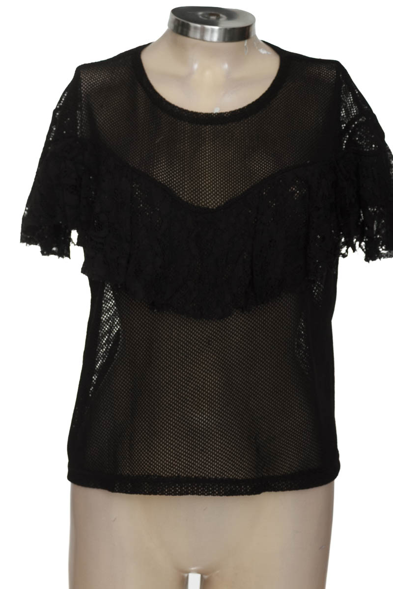 Top / Camiseta color Negro - Zara