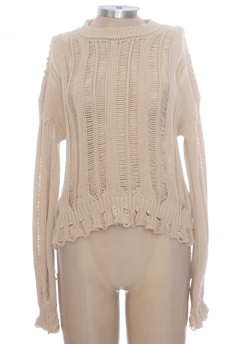 Sweater color Beige - Color Blue