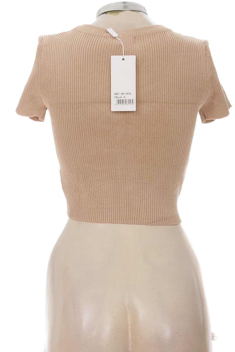 Top / Camiseta color Beige - Fashion Paris