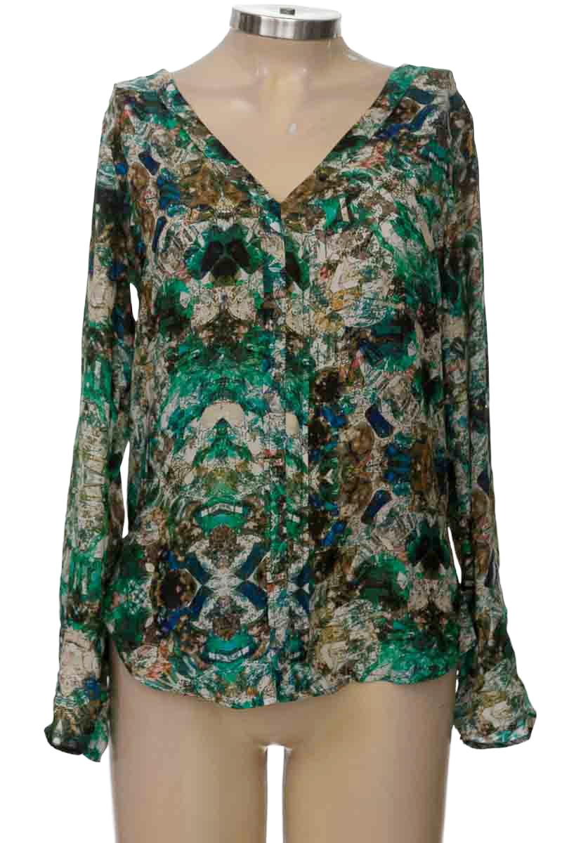 Blusa color Verde - Zara