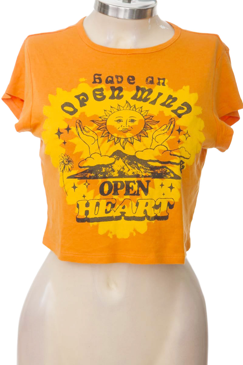 Top / Camiseta color Naranja - Divided by H&M