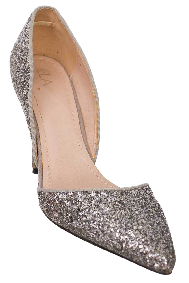 Zapatos color Plateado - ELA