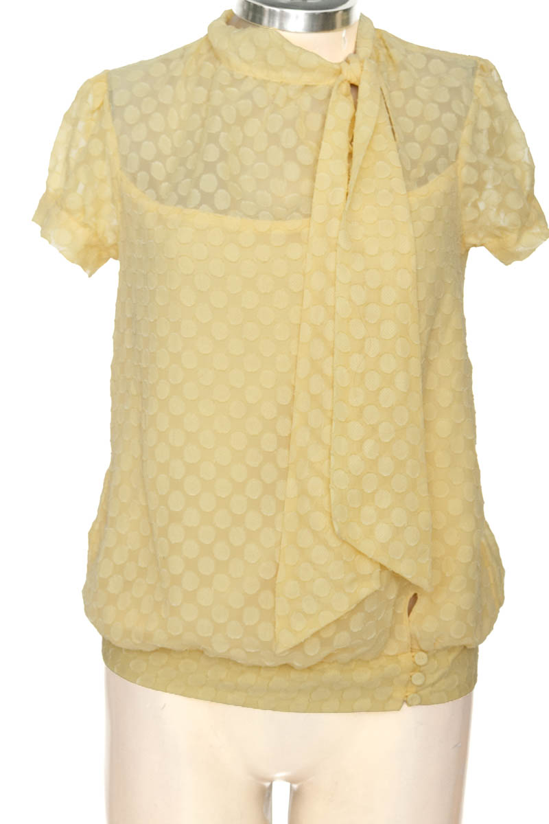 Blusa color Amarillo - Blanco