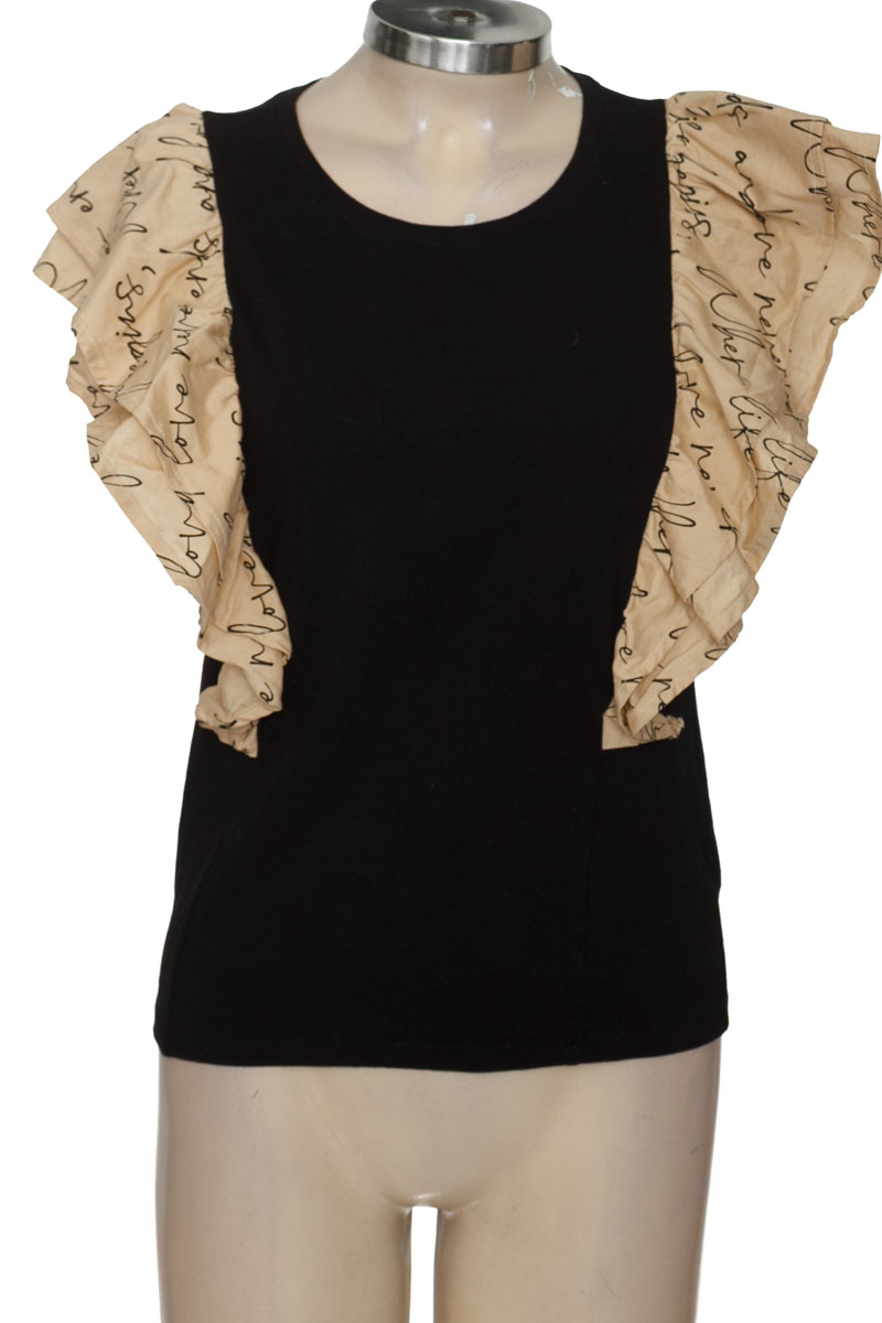 Top / Camiseta color Negro - Juliana Sanchez