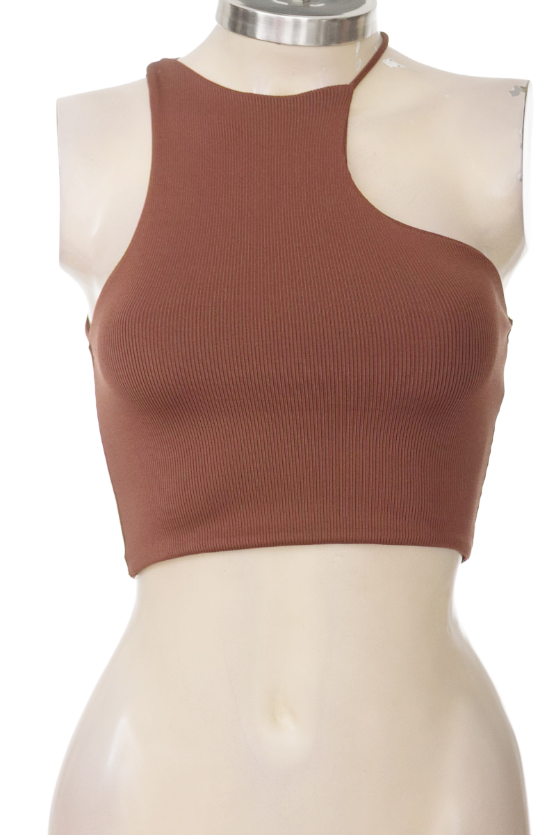 Top / Camiseta color Café - Bershka