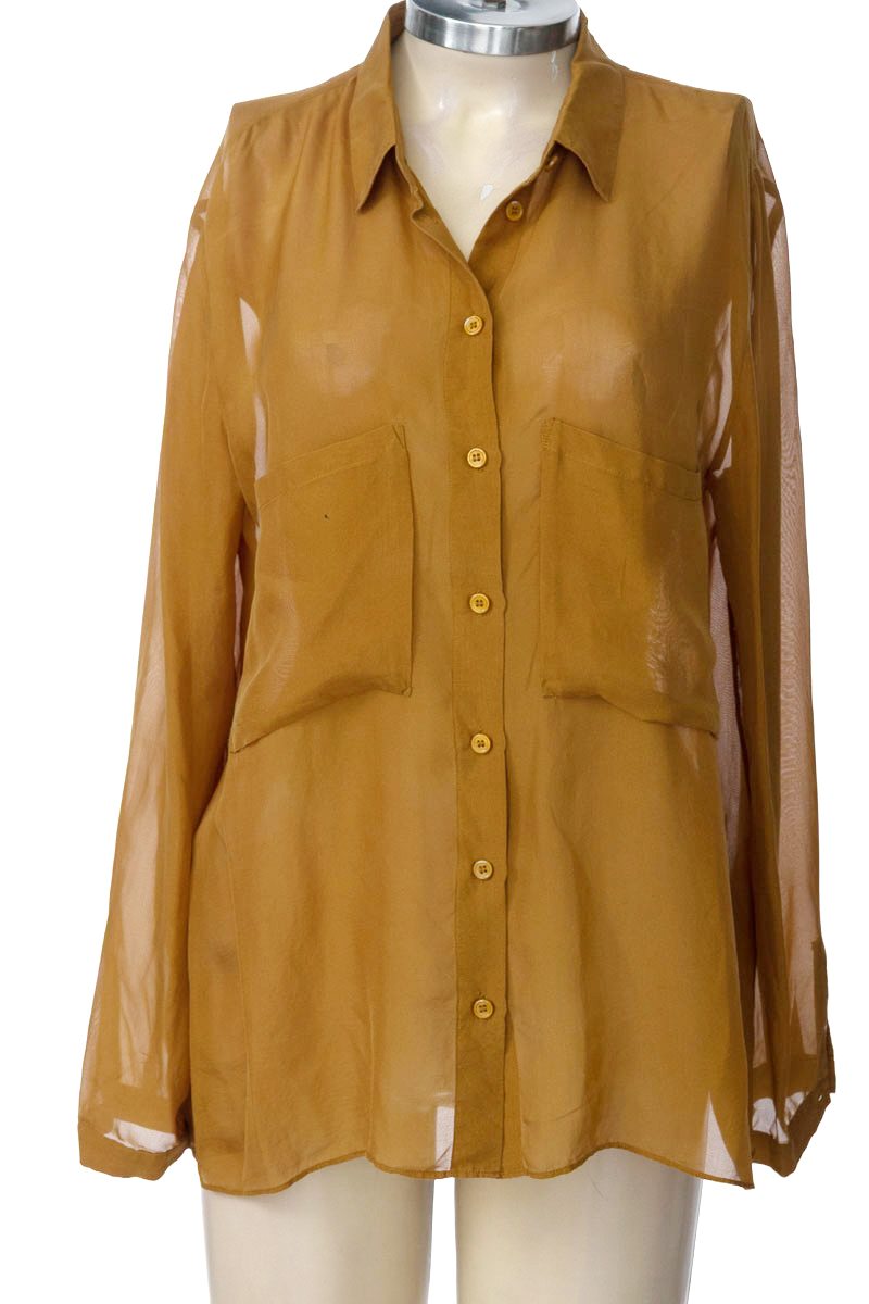 Blusa color Café - Massimo Dutti