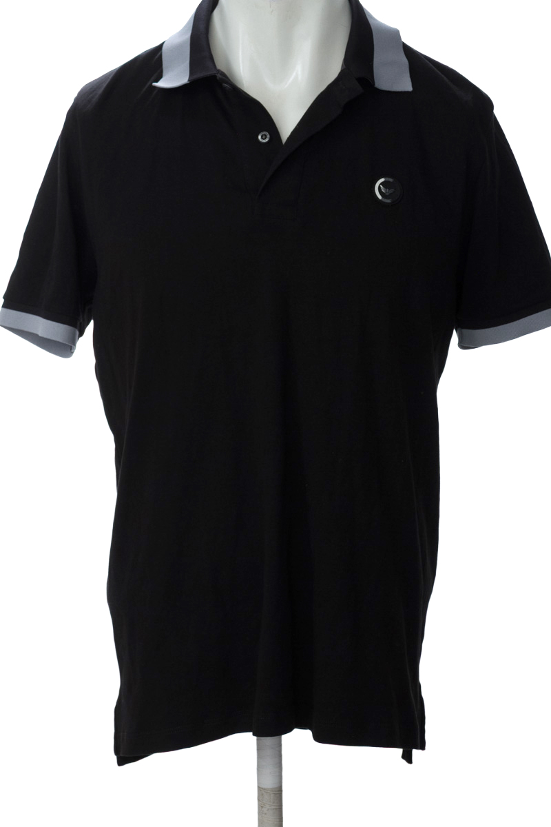 Polo color Negro - Oxford