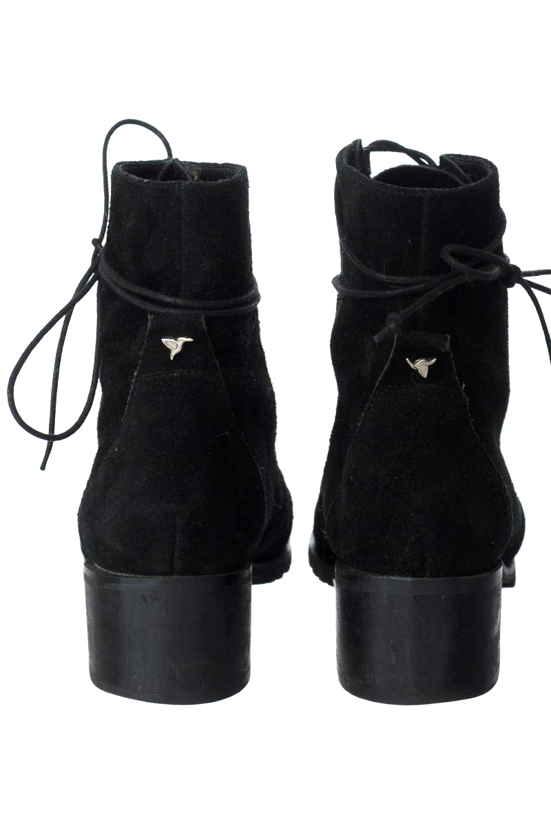 Zapatos color Negro - Azul Primaveral