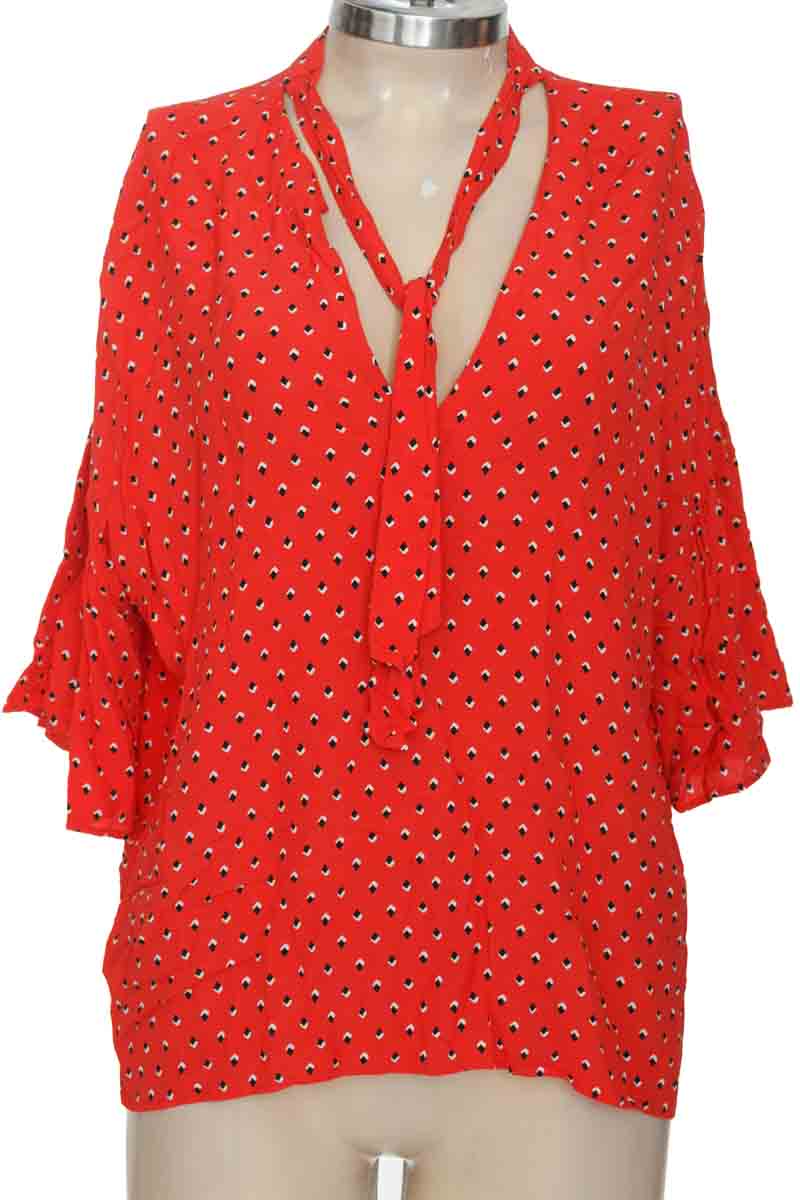 Blusa color Rojo - Zara