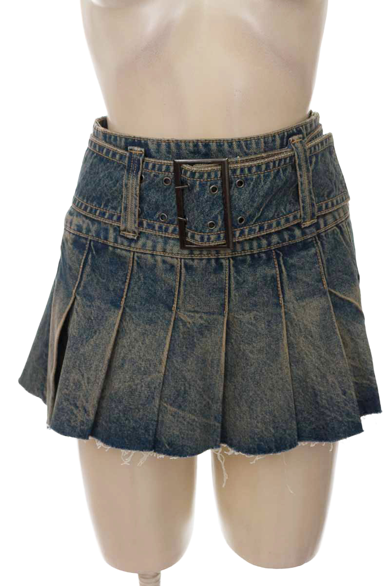 Falda color Azul - Stradivarius