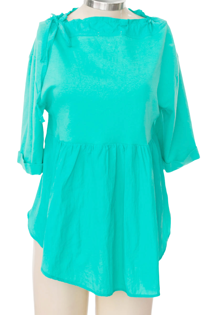 Blusa color Aguamarina - Purificación Garcia