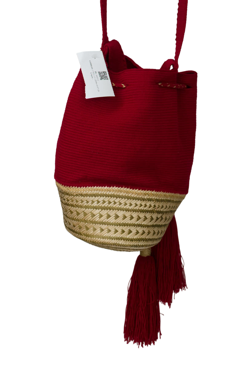 Cartera / Bolso / Monedero color Vinotinto - Waya
