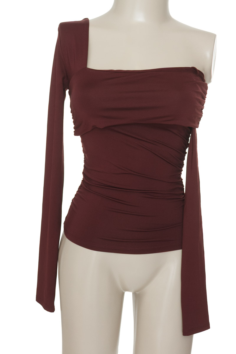 Top / Camiseta color Vinotinto - Divided by H&M