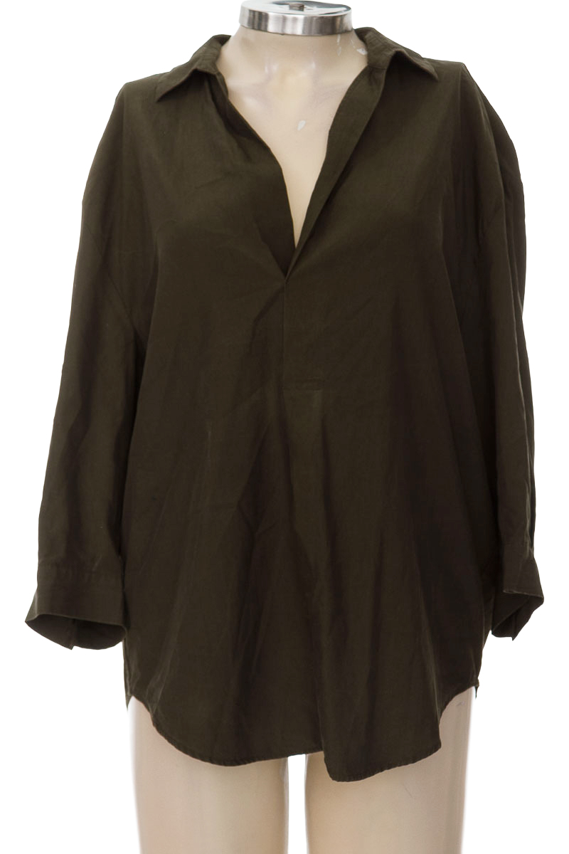 Blusa color Verde - Zara