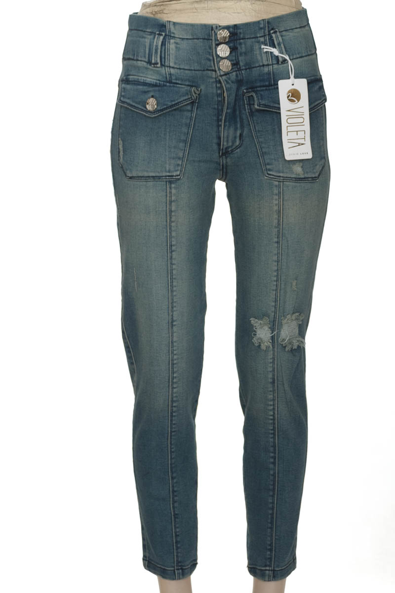 Pantalones color Azul - Violeta
