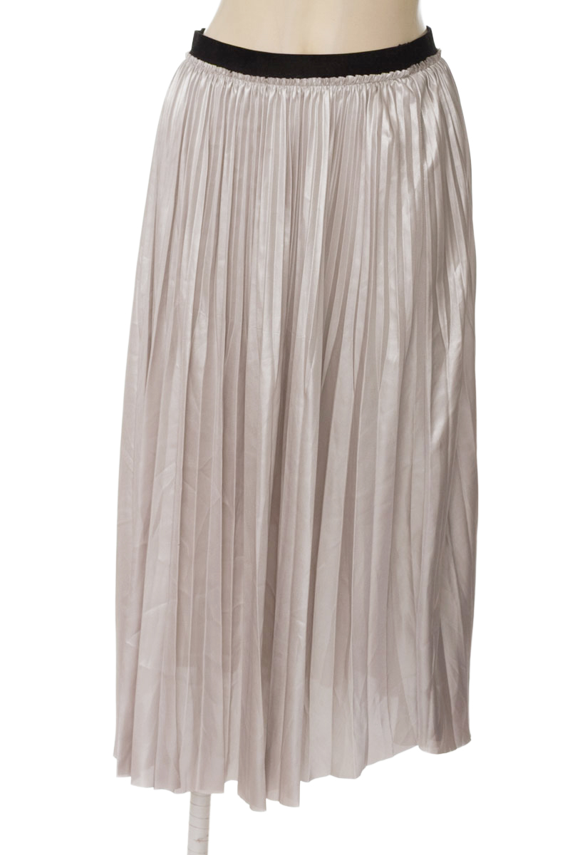 Falda color Plateado - Zara