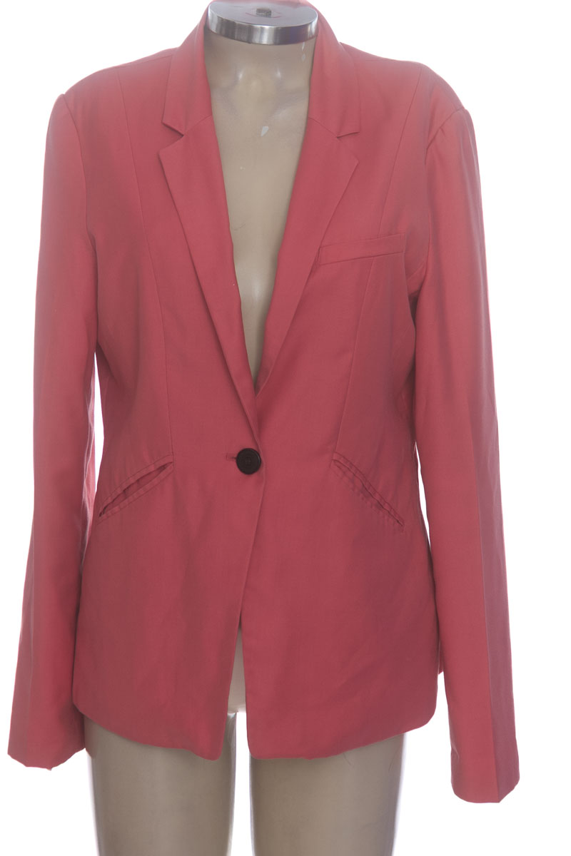 Chaqueta / Abrigo color Rosado - Bershka