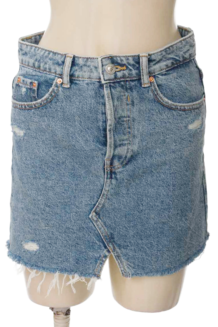 Falda color Azul - Bershka