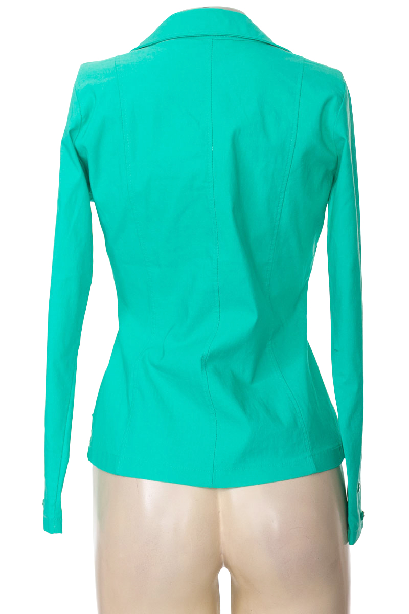 Chaqueta / Abrigo color Aguamarina - Creaciones Nogath