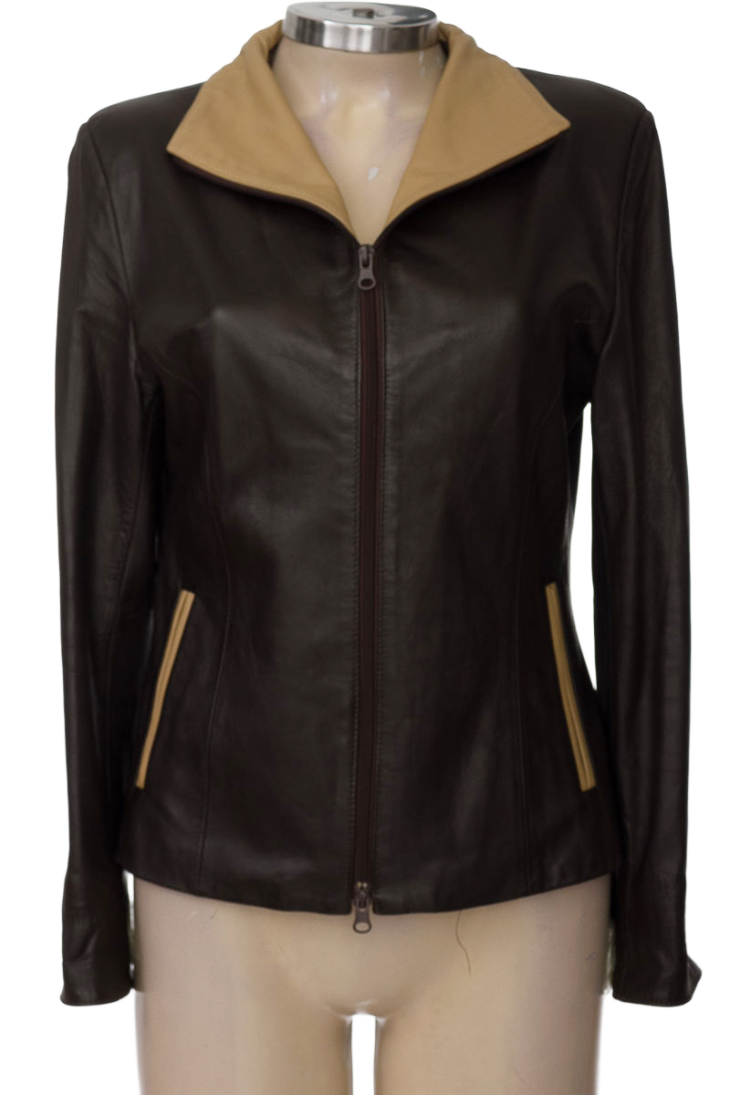 Chaqueta / Abrigo color Café - Vera Pelle