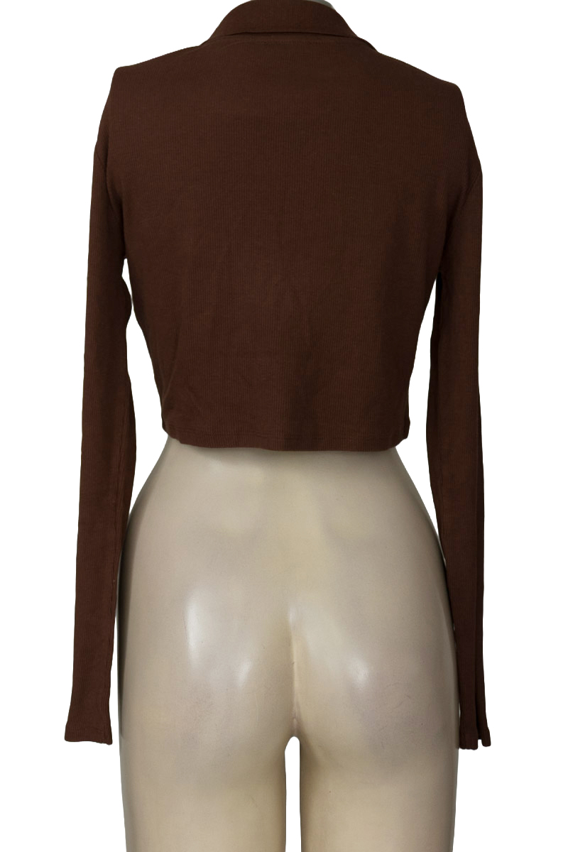 Top / Camiseta color Café - Zara