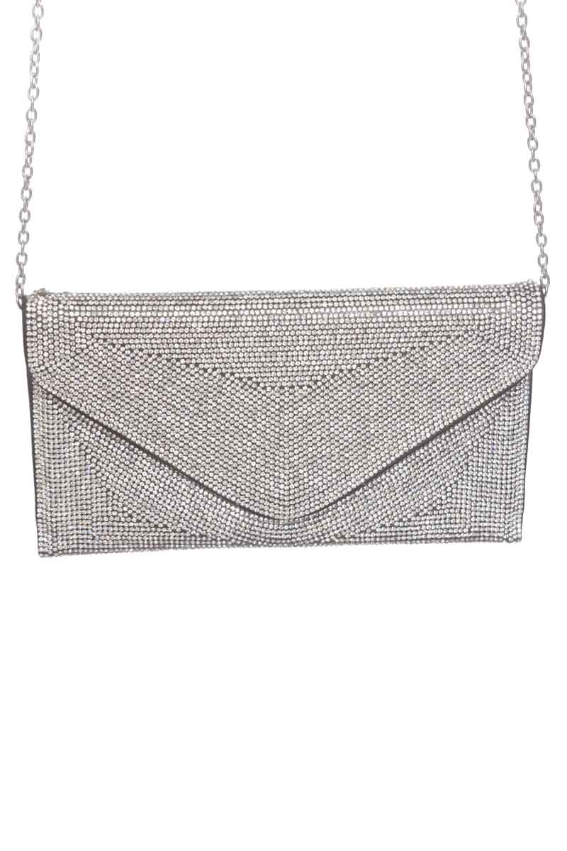 Cartera / Bolso / Monedero color Plateado - Closeando