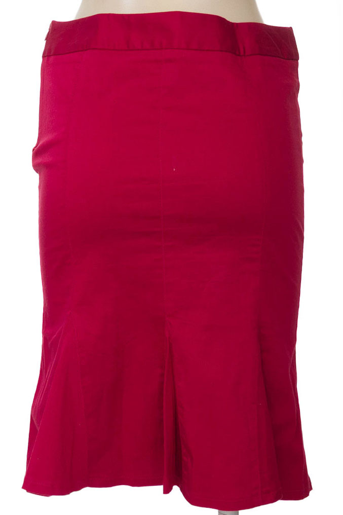 Falda color Vinotinto - Zara