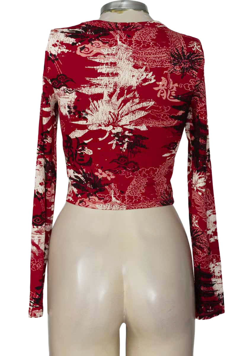 Top / Camiseta color Vinotinto - Bershka