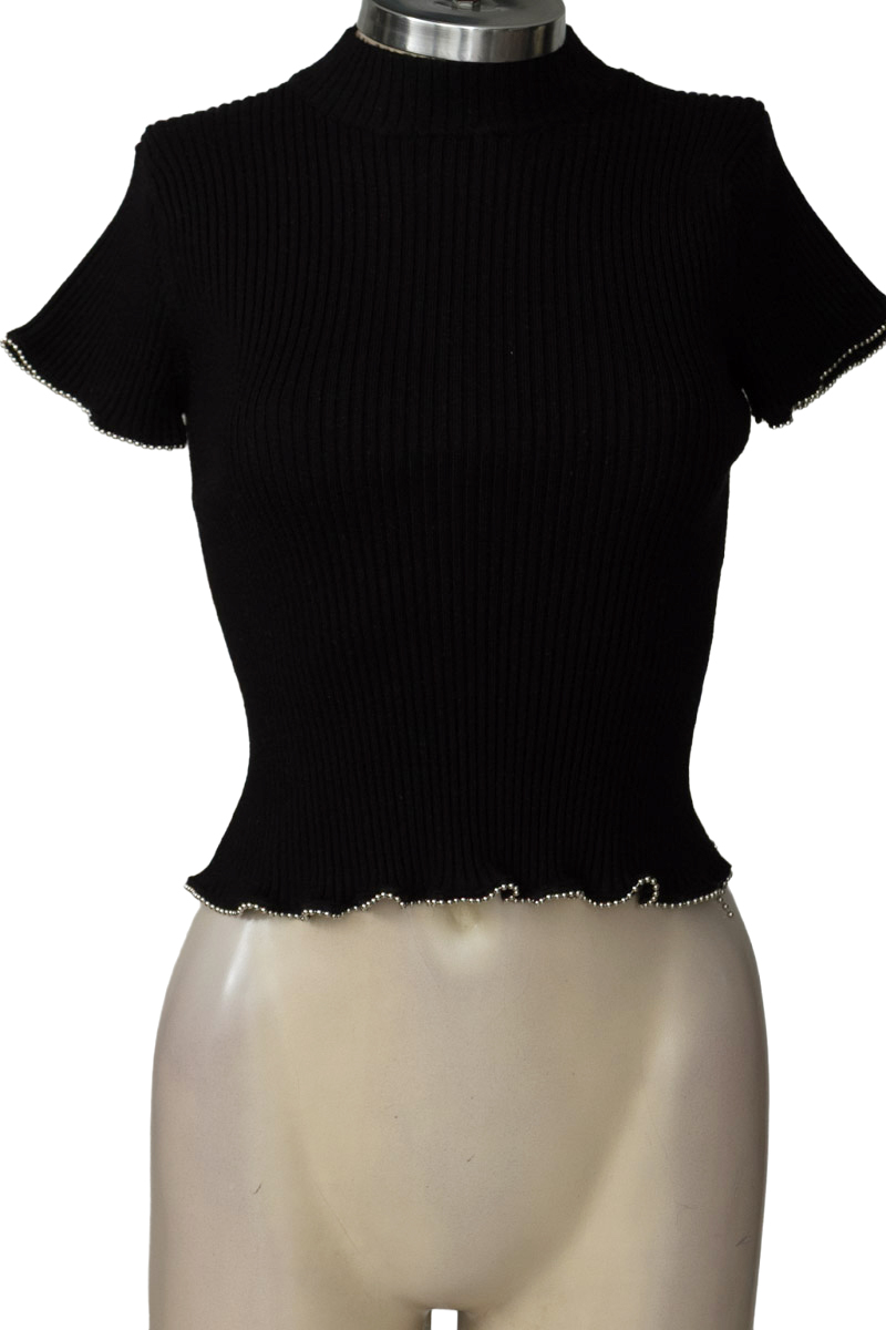 Top / Camiseta color Negro - ZARAKNIT
