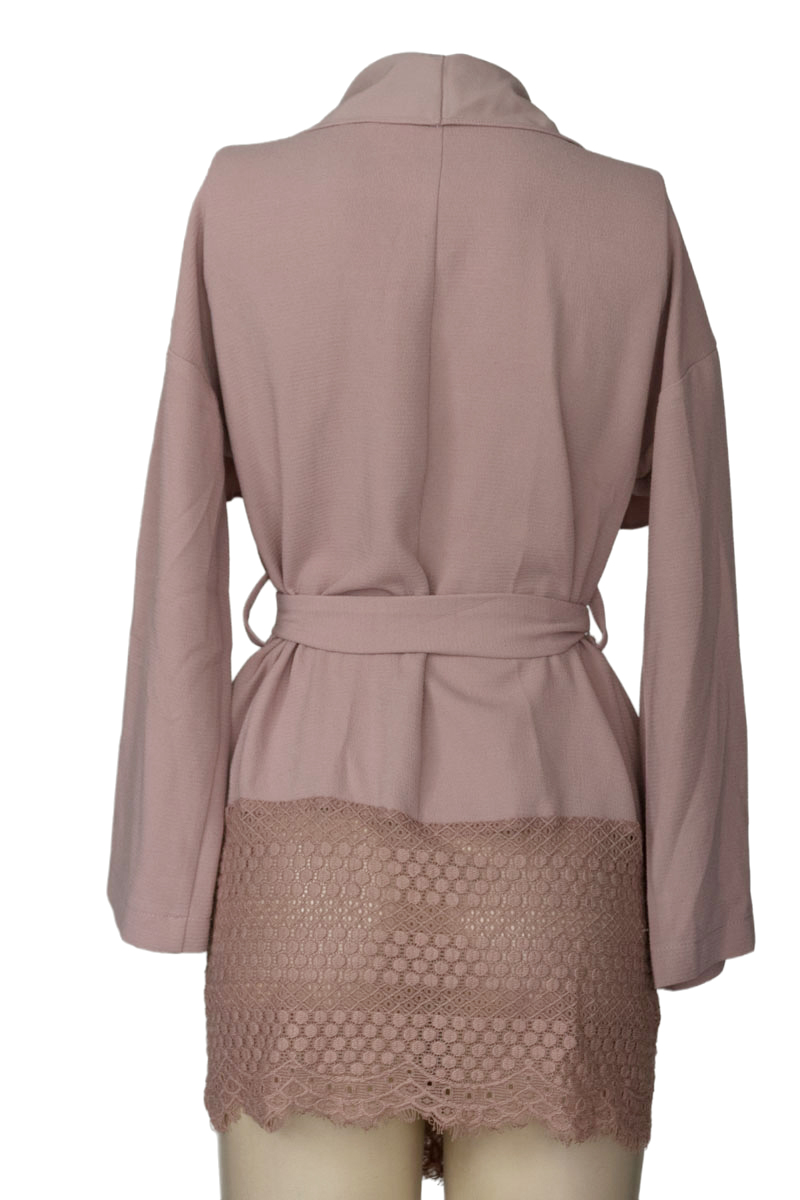 Chaqueta / Abrigo color Rosado - NAF NAF