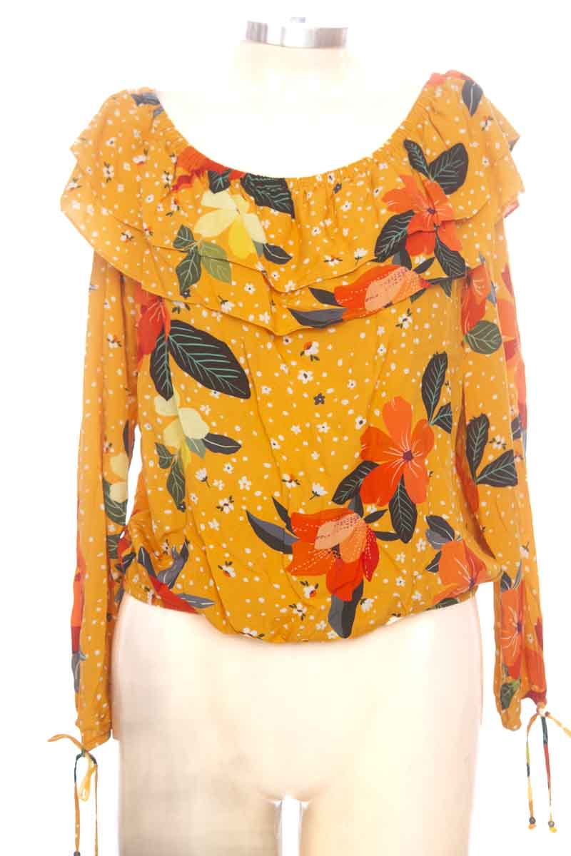 Blusa color Mostaza - Esprit