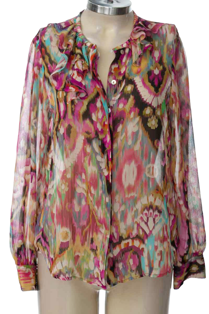 Blusa color Estampado - Zara