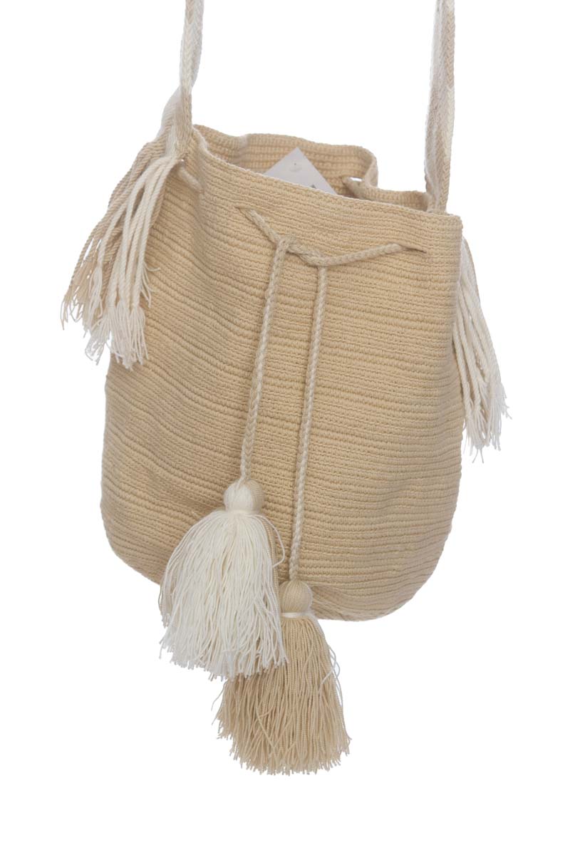 Cartera / Bolso / Monedero color Beige - Closeando