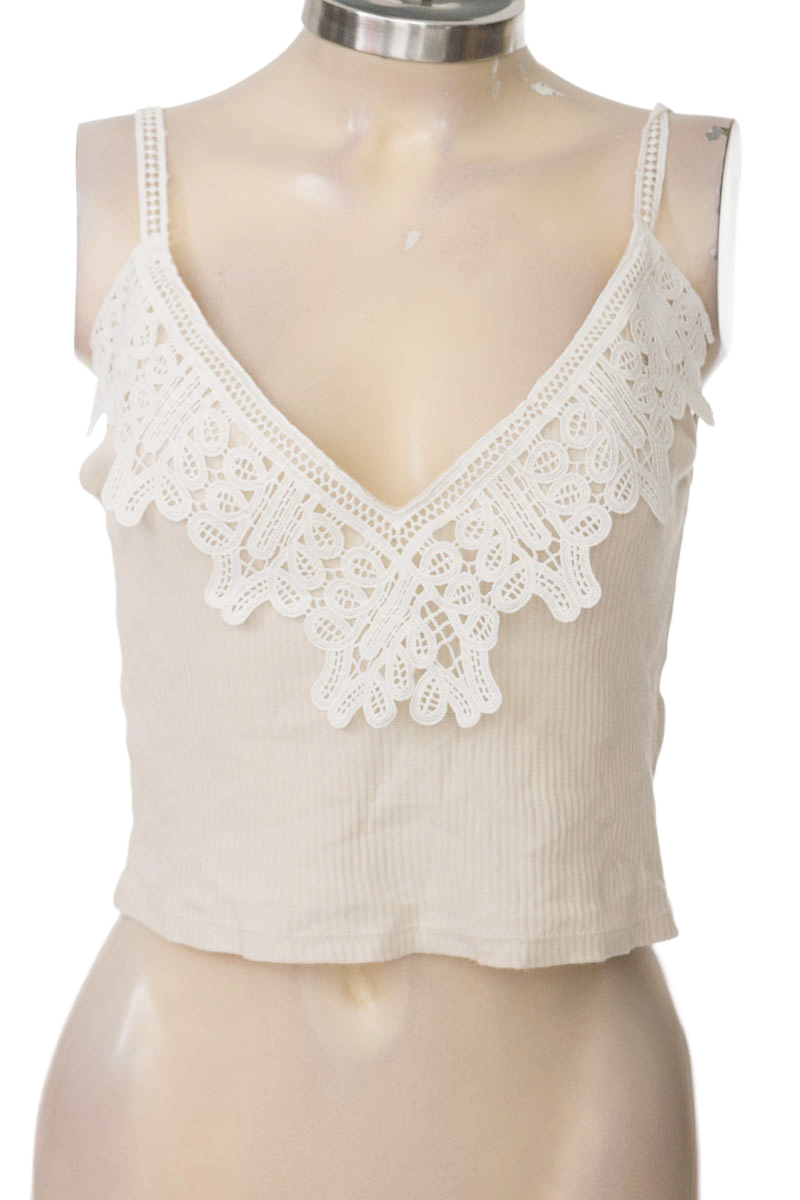 Top / Camiseta color Beige - Zara