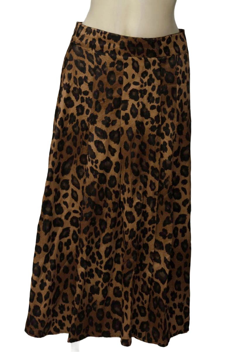 Falda color Café - Zara