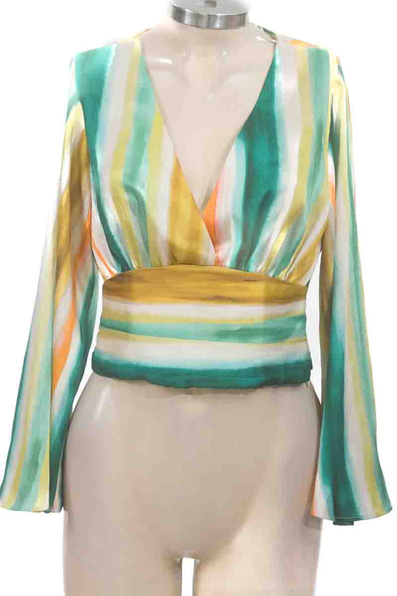 Blusa color Verde - Zara