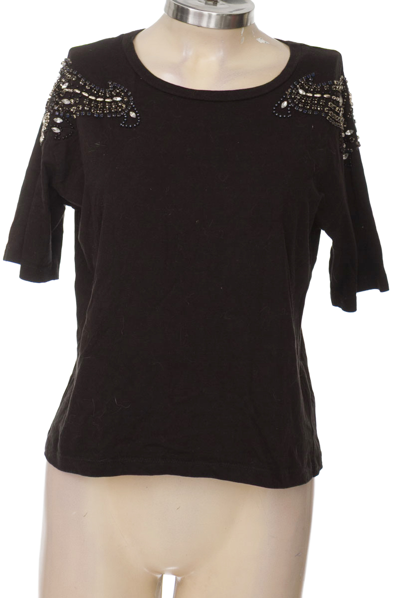 Top / Camiseta color Negro - NAF NAF