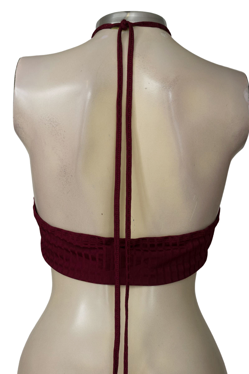 Top / Camiseta color Vinotinto - Closeando