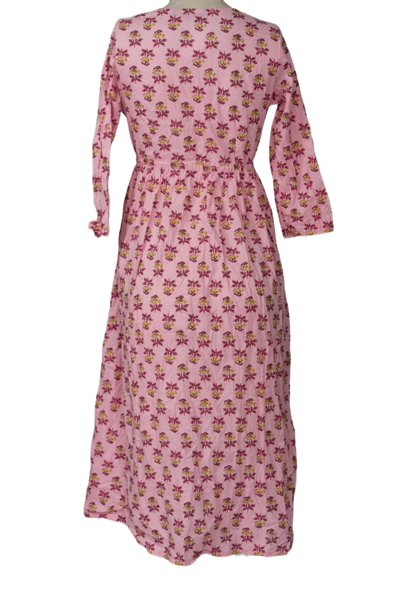 Vestido color Rosado - Srishti