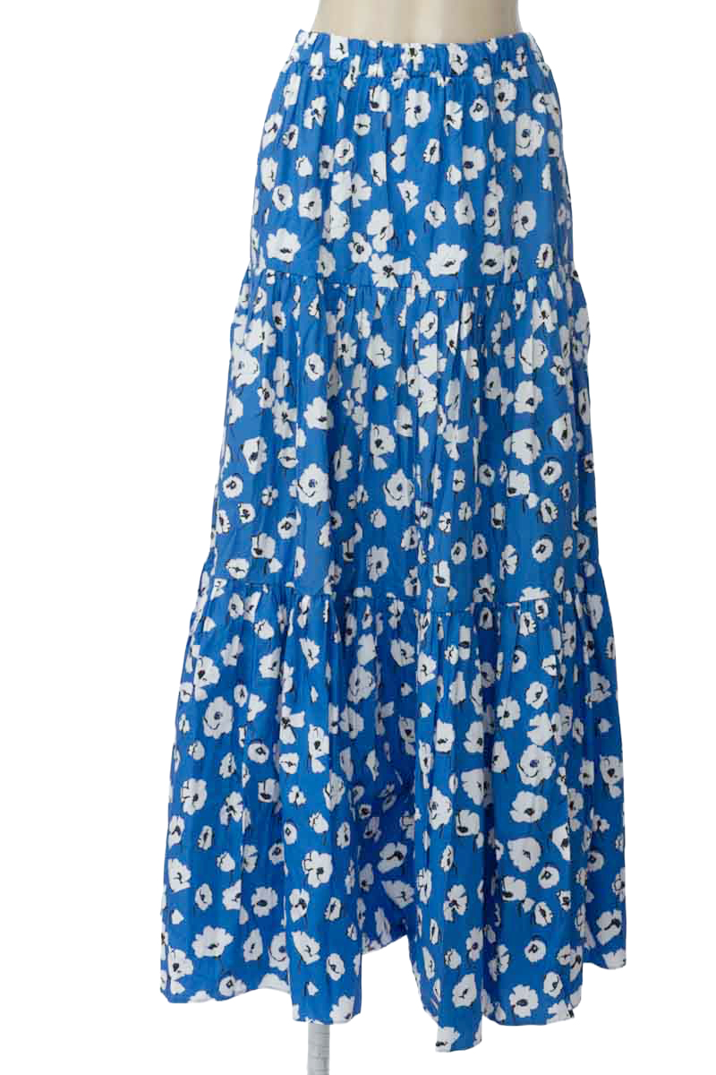 Falda color Azul - Zara