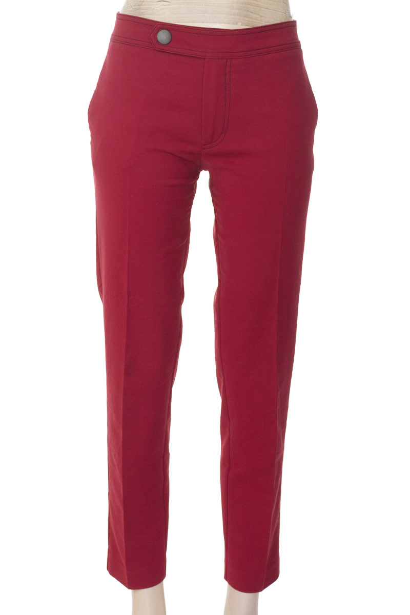 Pantalones color Vinotinto - MNG