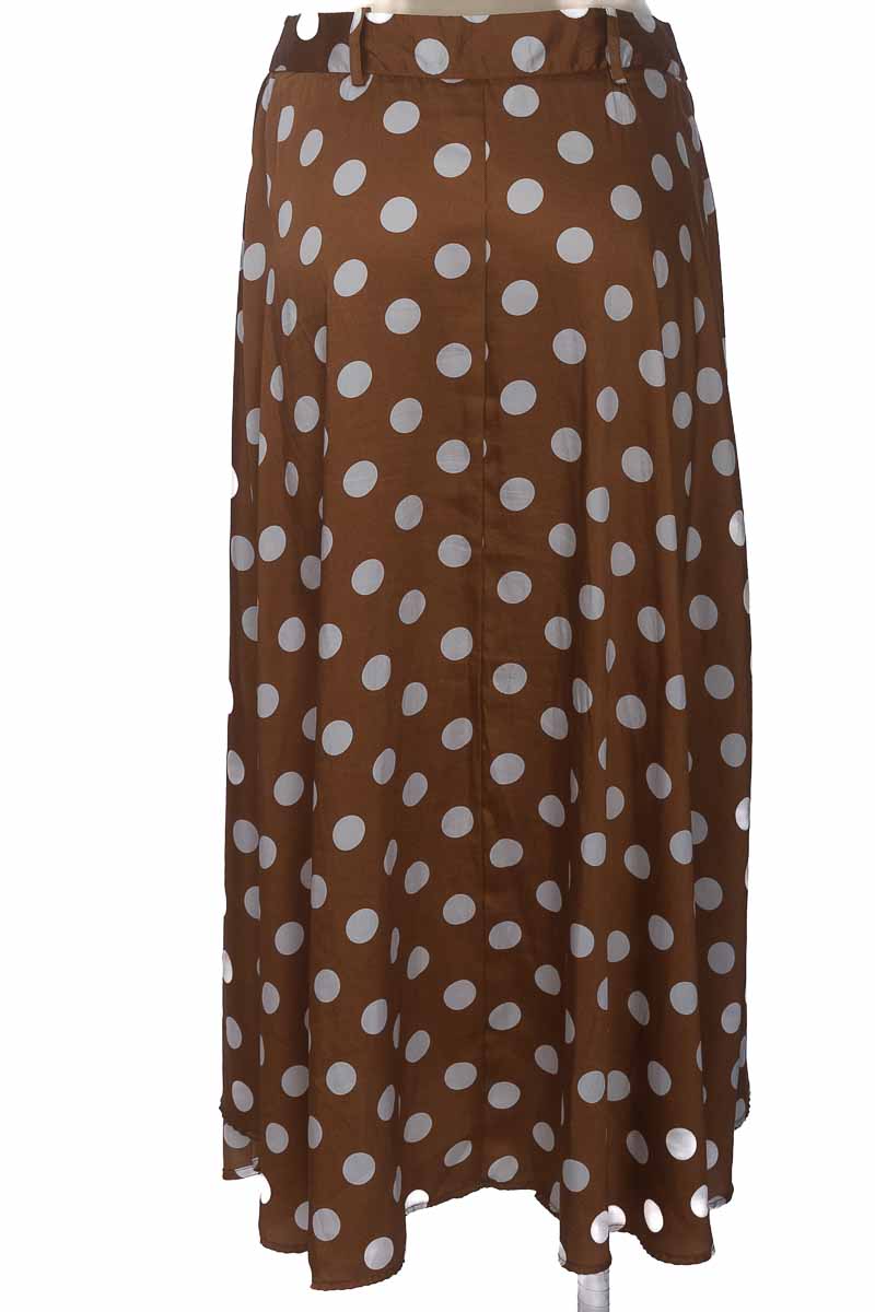 Falda color Café - Zara