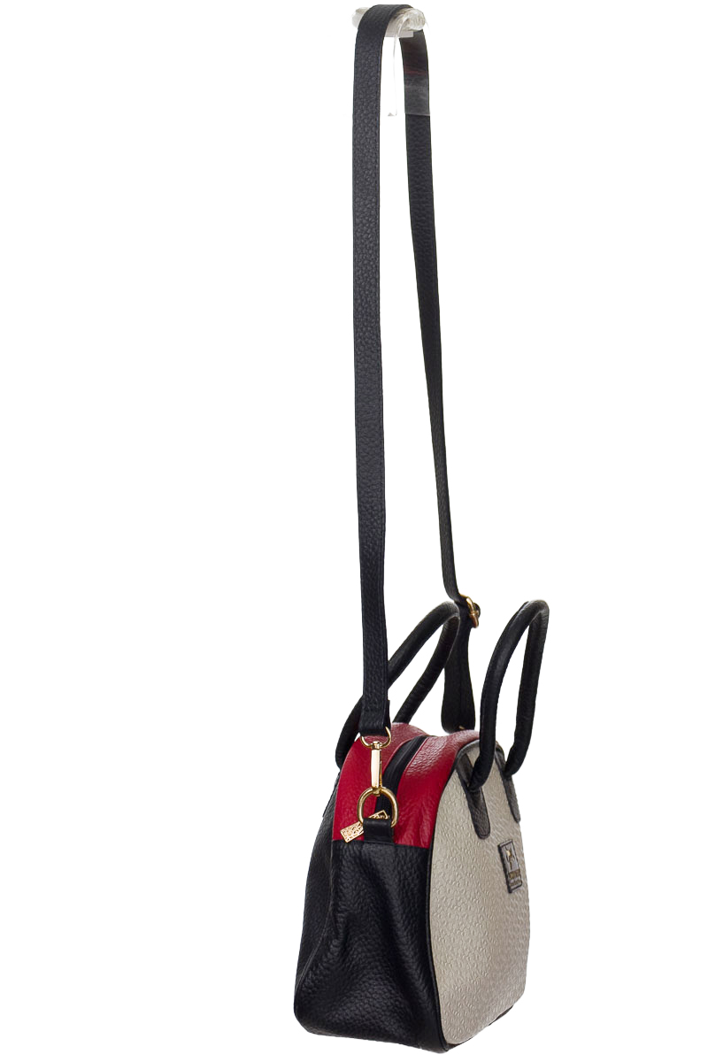 Cartera / Bolso / Monedero color Estampado - Pardo y Negro