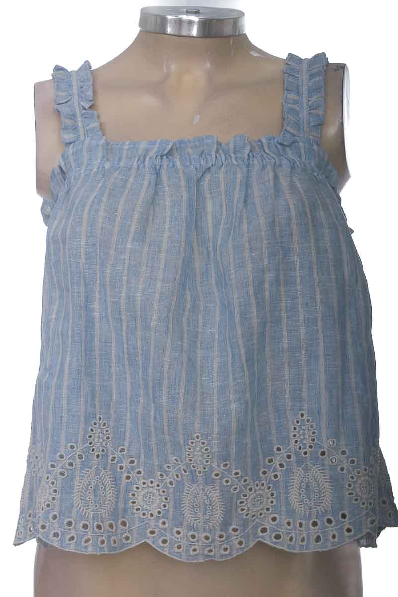 Blusa color Azul - Zara