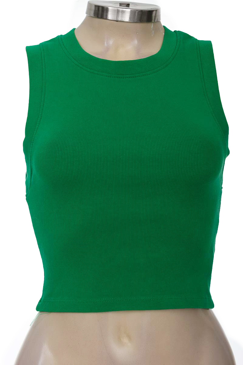 Top / Camiseta color Verde - Zara