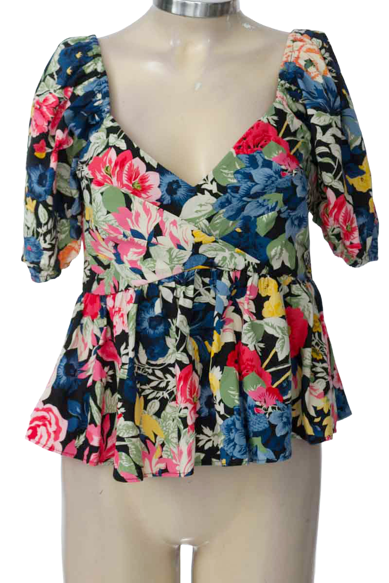 Blusa color Estampado - Zara