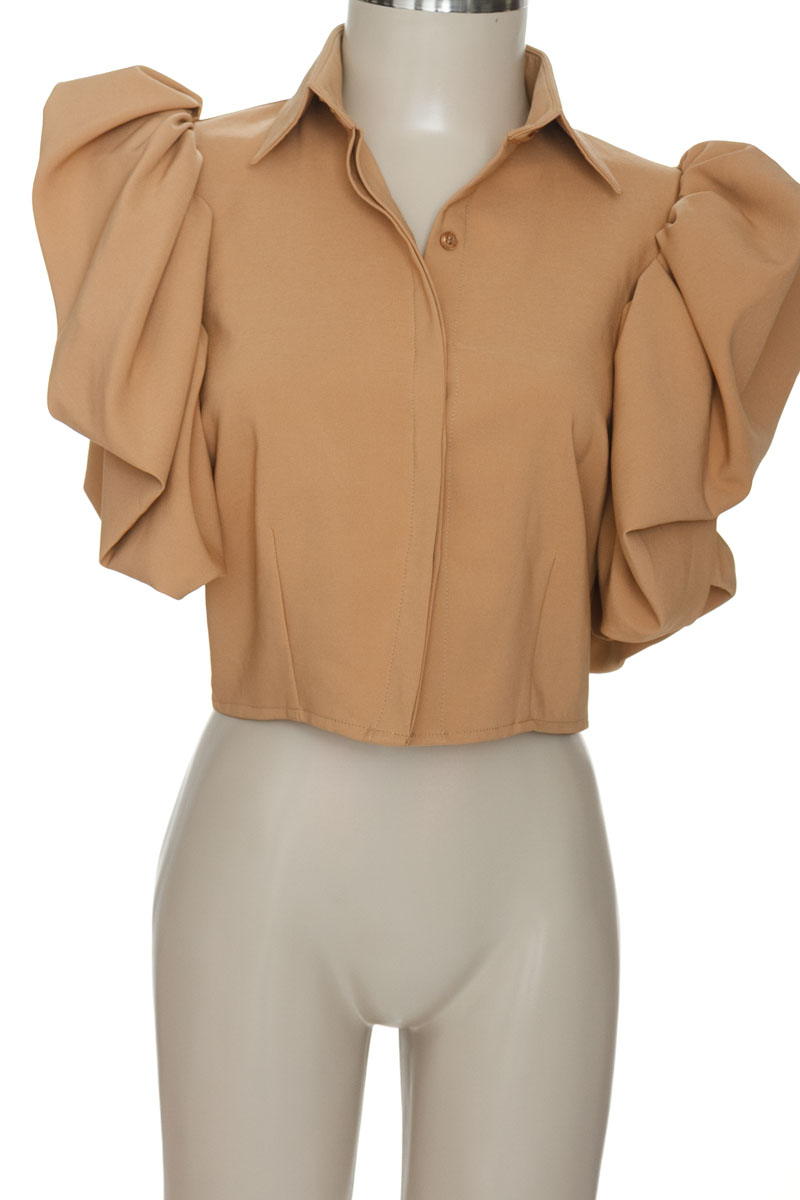 Blusa color Beige - Colette Adriana Mendoza
