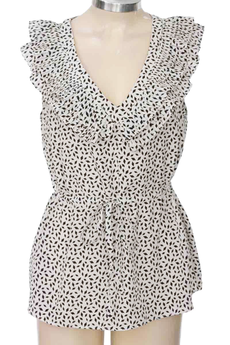 Blusa color Blanco - Azulu