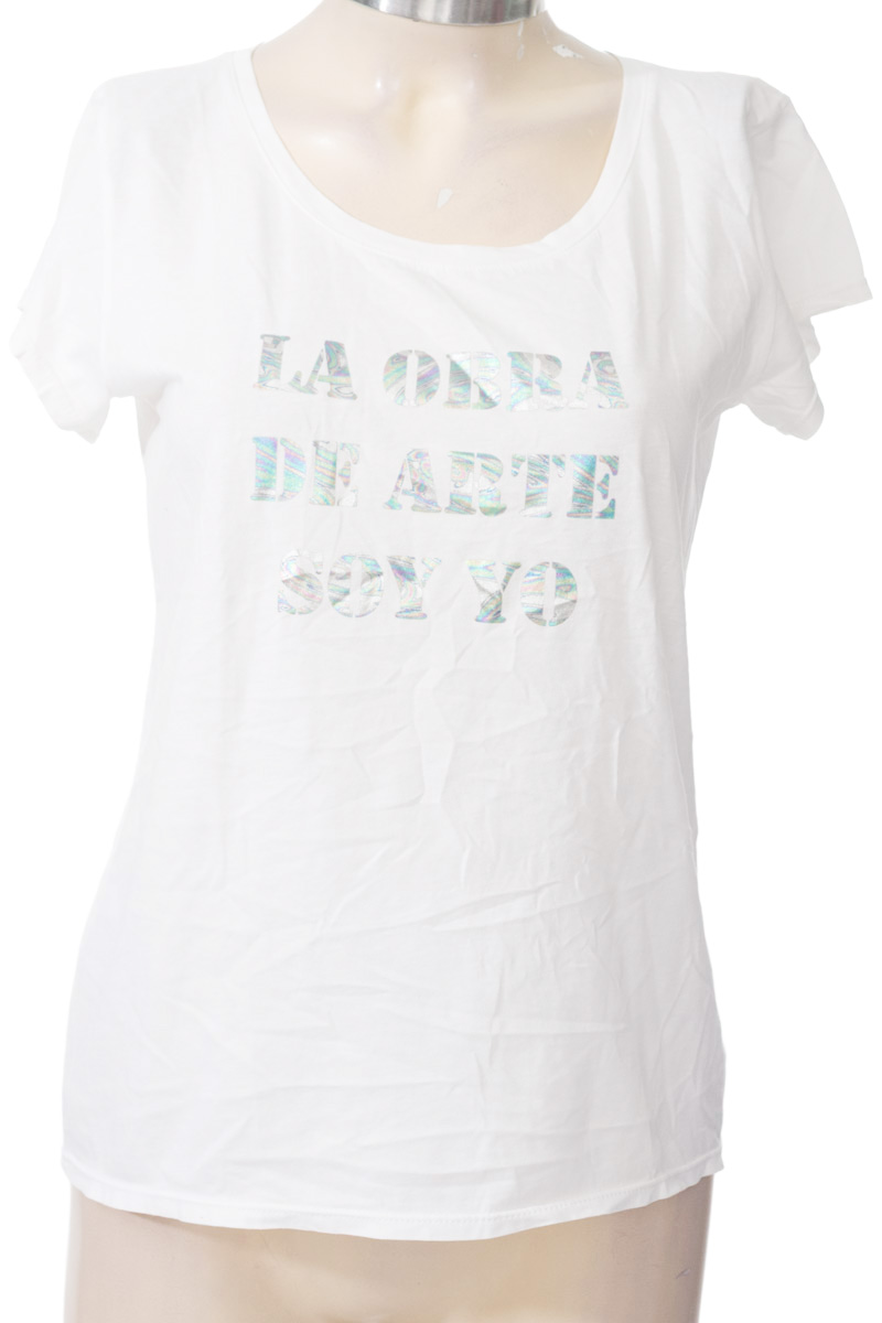 Top / Camiseta color Blanco - La obra de arte soy yo 