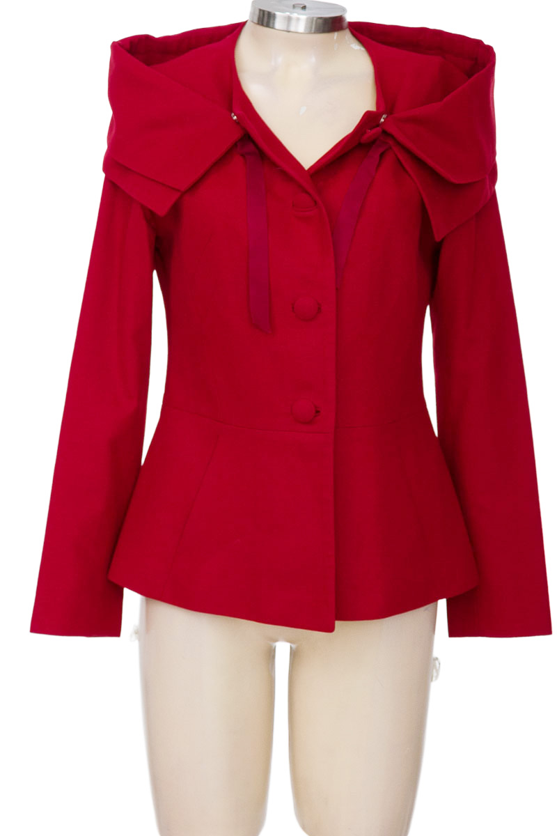 Chaqueta / Abrigo color Vinotinto - Julieta Suárez